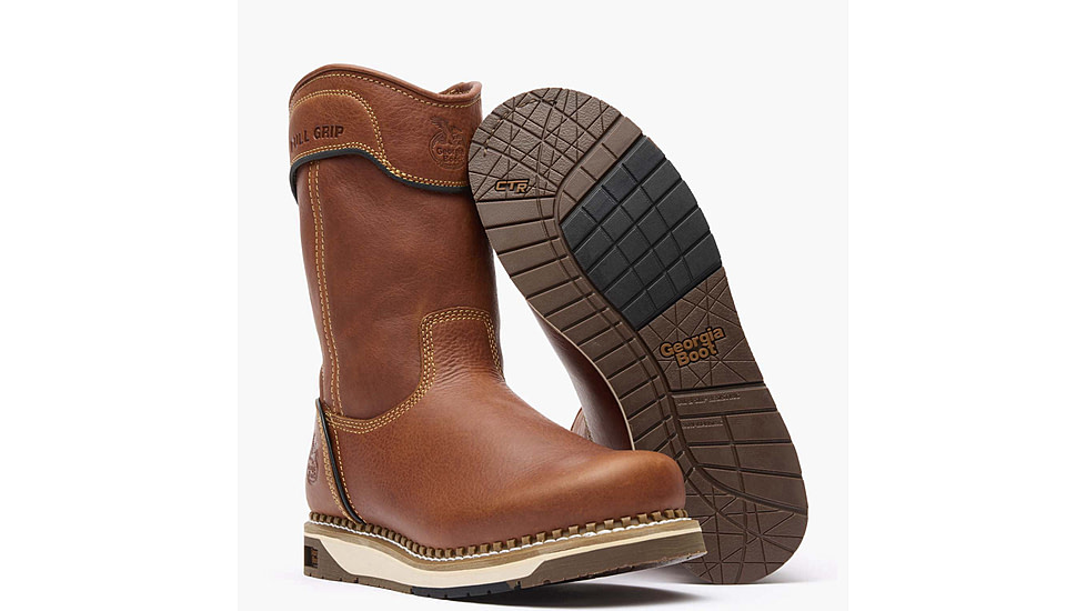 Georgia Boot AMP LT Wedge Mens Pull On Work Boot