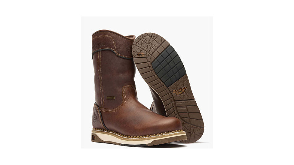 Georgia Boot AMP LT Wedge Waterproof Mens Pull-On Work Boot