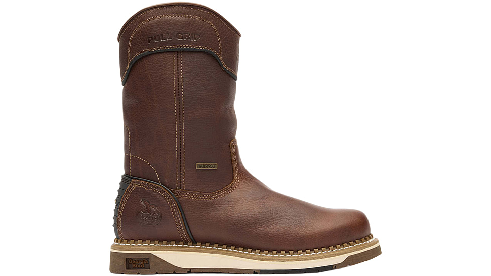 Georgia Boot AMP LT Wedge Waterproof Mens Pull-On Work Boot