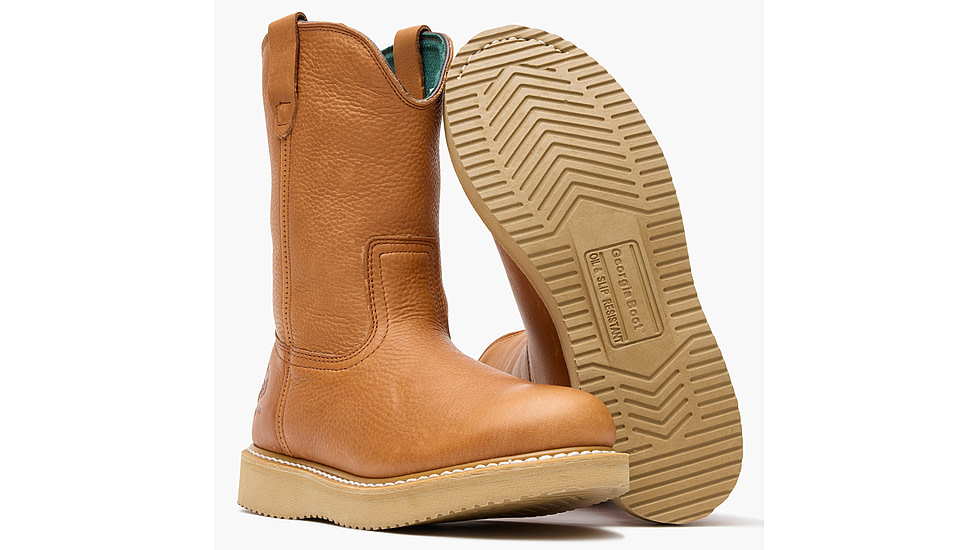 Georgia Boot Wedge Work Wellington Mens Pull-On Work Boot