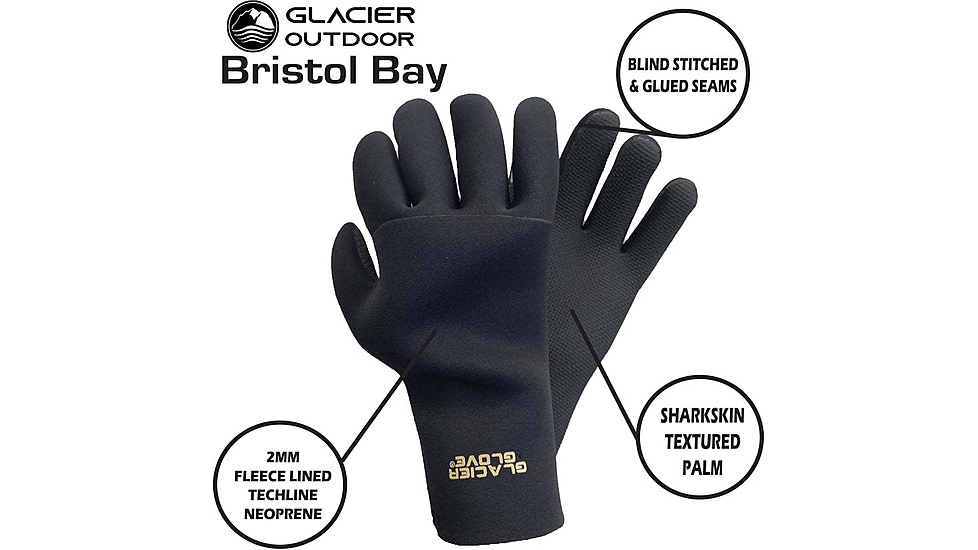 Glacier Glove Bristol Bay S 823BK S