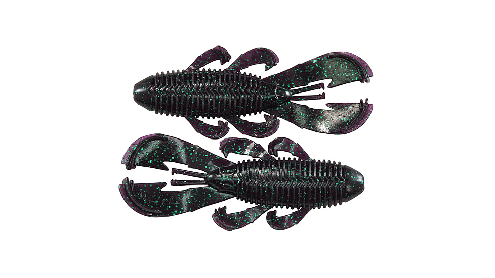 Googan Squad Bandito Bug Soft Bait, 2, 3.3in, Junebug, GBB-33-JUN