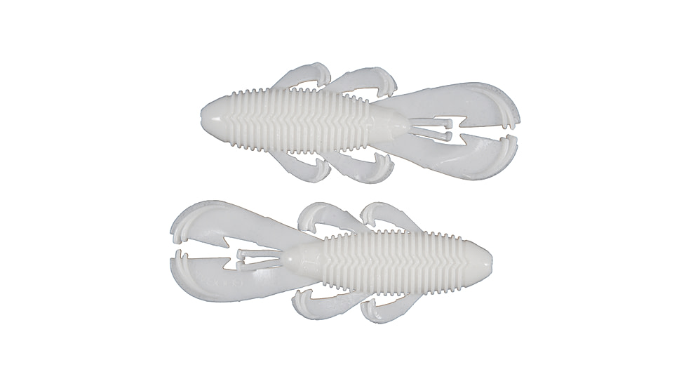 Googan Squad Bandito Bug Soft Bait, 8, 4in, Pearl, GBB-PRL