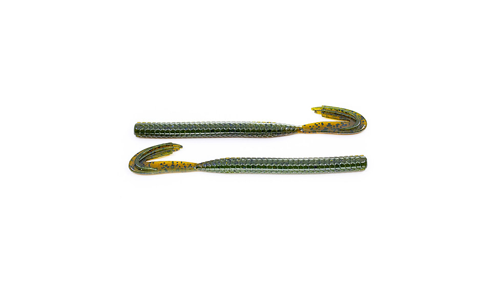 Googan Squad Blazin Worm, 6in, Green Pumkin, GBW-GNP