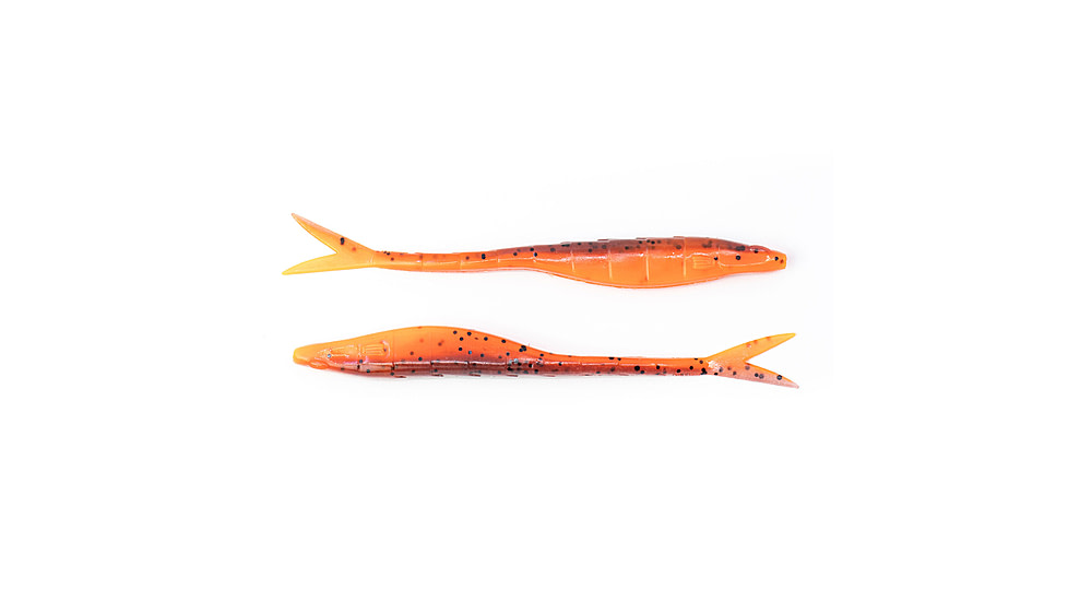 Googan Squad Dart Plastic Misc Creature Bait, Flamin Hot, 5, GDT-5-FLM