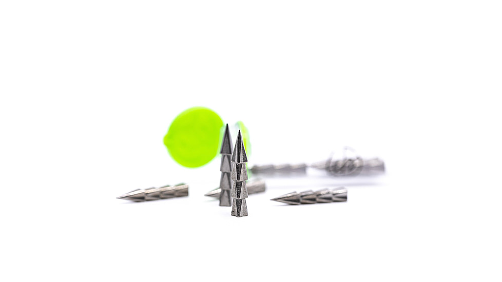 Googan Squad Green Series Tungsten Nail Weights, Plain, 3/64oz, GTN-364-PL