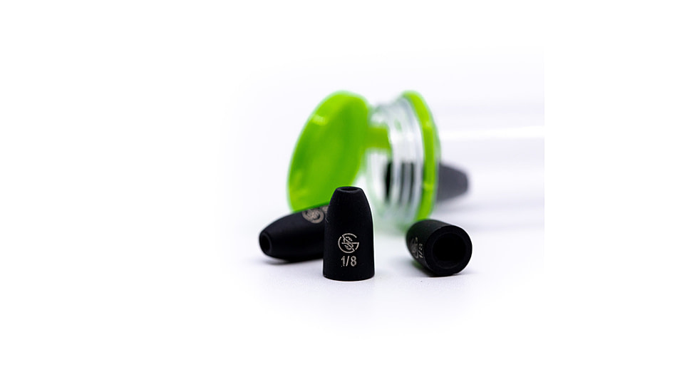 Googan Squad Green Series Tungsten Worm Weigths, Black, 3/16oz, GTW-316-BL