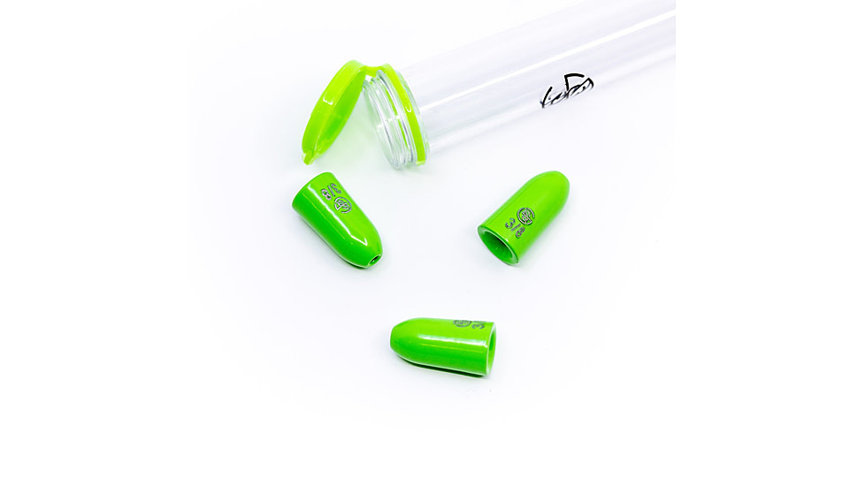 Googan Squad Green Series Tungsten Worm Weigths, Googan Green, 1/8oz, GTW-18-GG