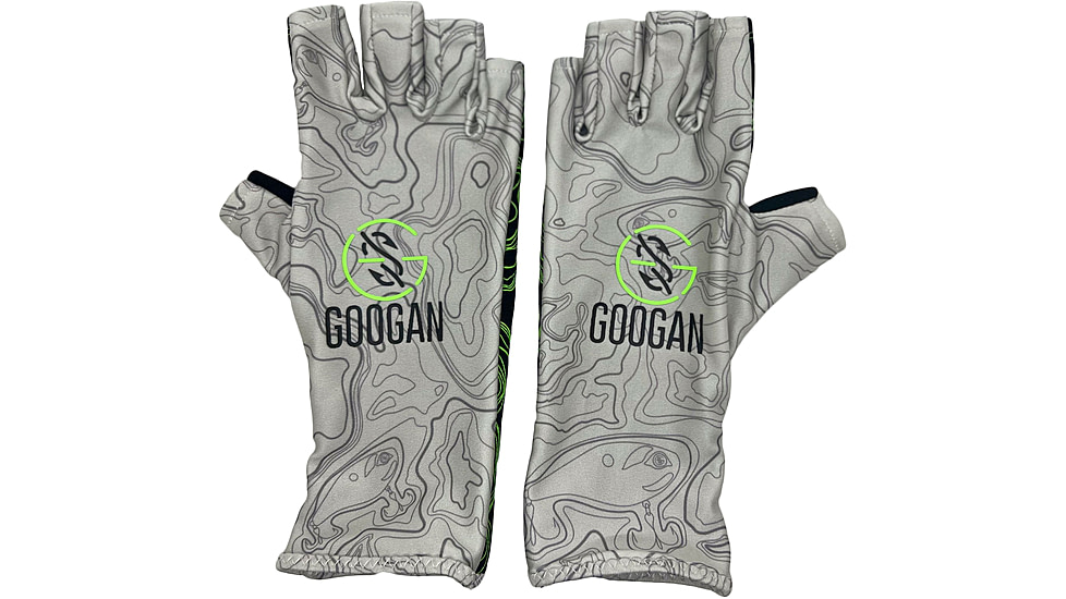 Googan Squad Grey Topo Sun Glove - Mens, Extra Large, One Size, GS273-XL