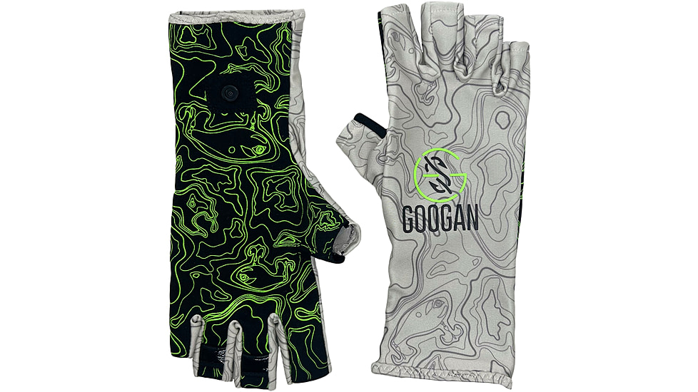 Googan Squad Grey Topo Sun Glove - Mens, Extra Large, One Size, GS273-XL