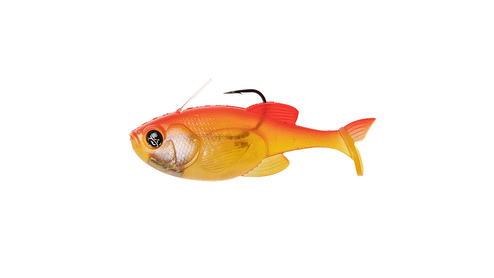 Googan Squad Guppy Swimbait, 3.8in, 1/4 oz, Goldfish, GBG-3814-GLF