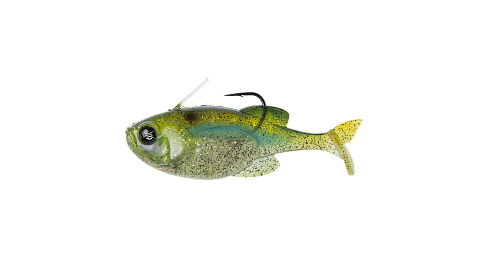 Googan Squad Guppy Swimbait, 3.8in, 1/4 oz, Threadfin Shad, GBG-3814-TFS