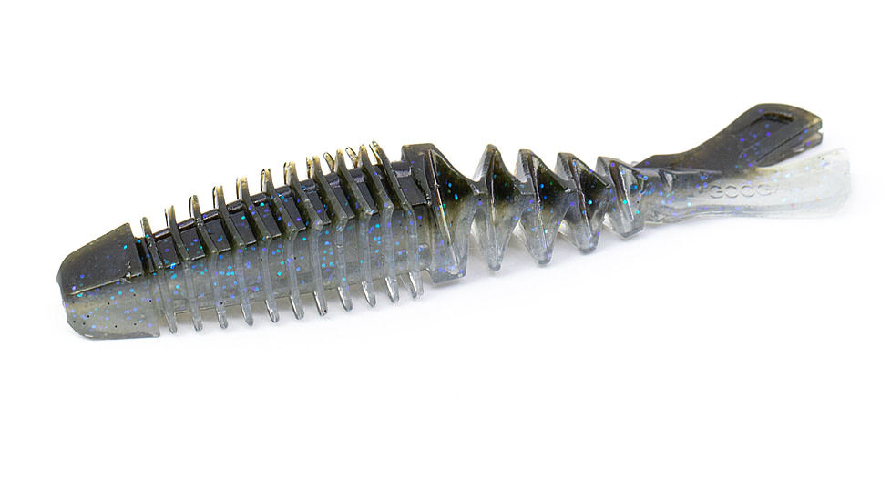 Googan Squad Happy Trailer, 4in, Electric Shad, GHT-ELS