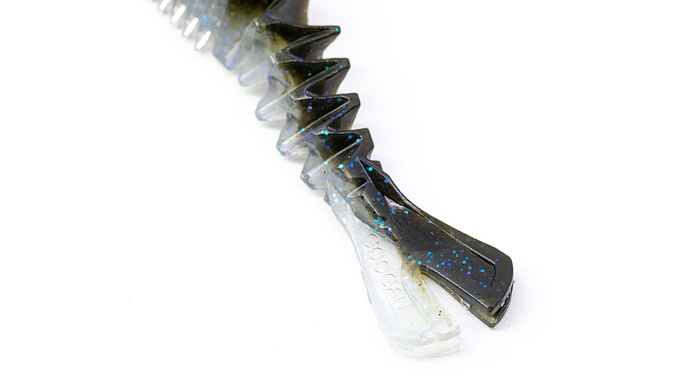 Googan Squad Happy Trailer, 4in, Electric Shad, GHT-ELS