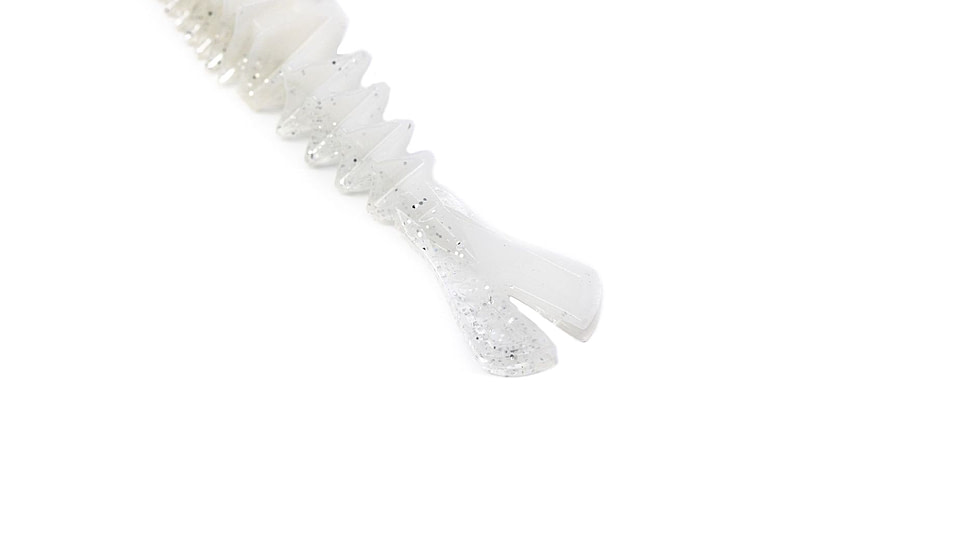 Googan Squad Happy Trailer, 4in, White Pearl Shad, GHT-WPS