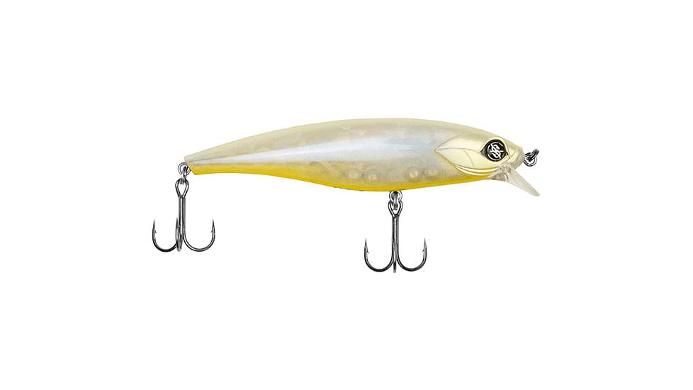 Googan Squad Jr. Scout Hard Bait, 3 1/2in, 3/8 oz, Pearl Bone, 10-01-GGS-10002F