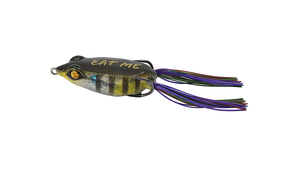 Googan Squad Mini Filthy Frog Hollow Body Bait, 2in, 3/8 oz, Ghost Gill, 10-50-GGS-10000N