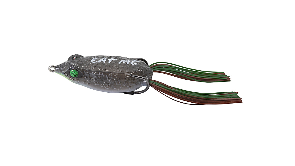Googan Squad Mini Filthy Frog Hollow Body Bait, 2in, 3/8 oz, Green Pumpkin, 10-50-GGS-10000M