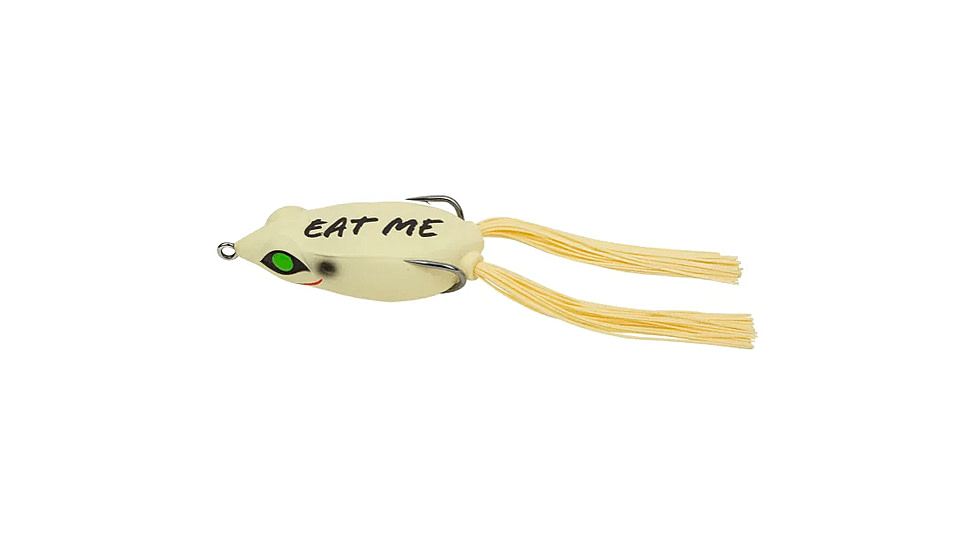Googan Squad Mini Filthy Frog Hollow Body Bait, 2in, 3/8 oz, Bone, 10-50-GGS-10000Q