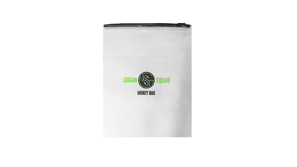 Googan Squad Money Bag, Clear, 20x16, GS-MB-2016