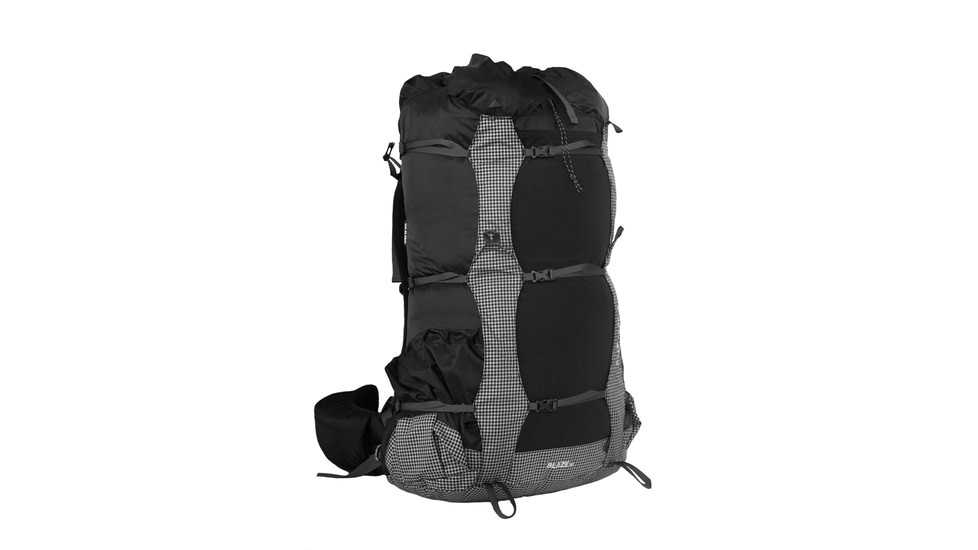 Granite Gear Blaze 60 Backpack - Mens, Black/Black Gingham, Short, 5000025-0001