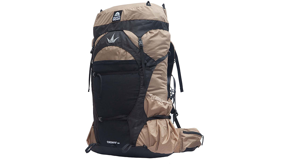 Granite Gear Crown 3 Backpack, 60L, Short, Dunes/Black, 50014-7010