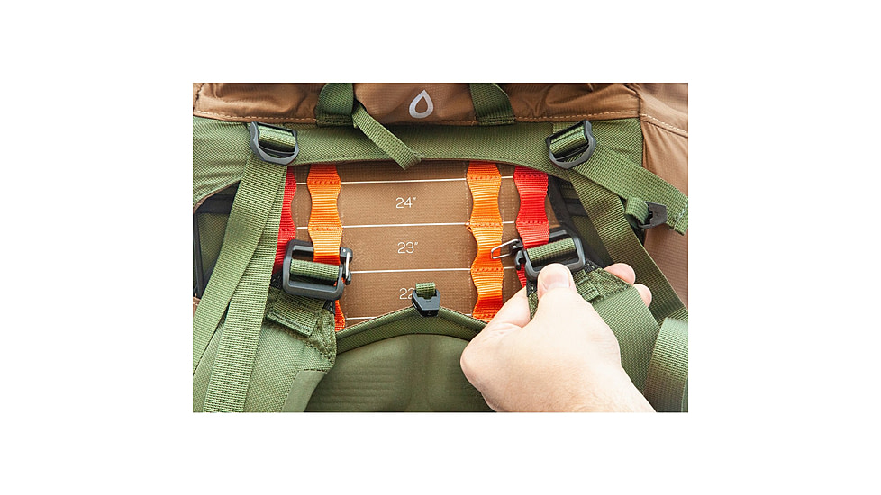 Granite Gear Perimeter 50 Backpack - Regular, Bourbon / Pine, 18in - 21in, 5000152-7005