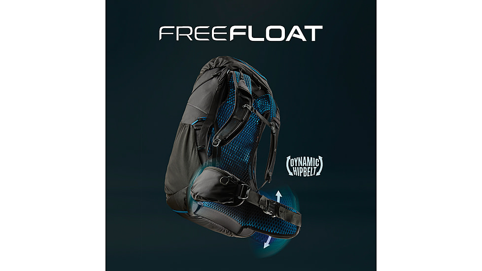 Gregory Focal 58L Backpack, Ozone Black, Small, 141336-7416