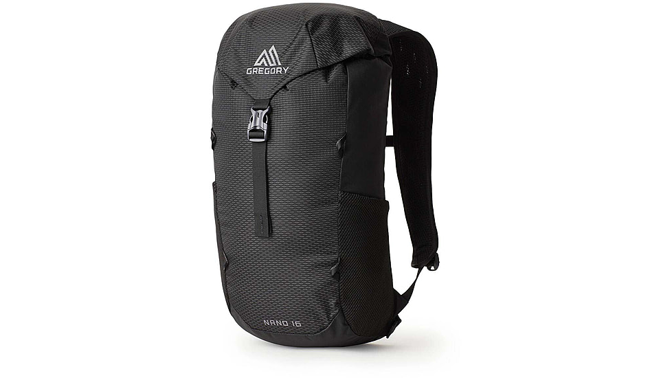 Gregory Nano 16 Daypack, Obsidian Black, One Size, 111497-0413