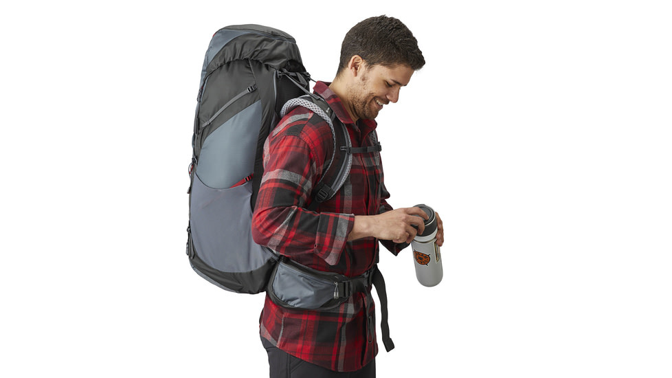 Gregory Paragon 68 Backpack - Mens, Smoke Grey, Medium/Large, 126847-B107