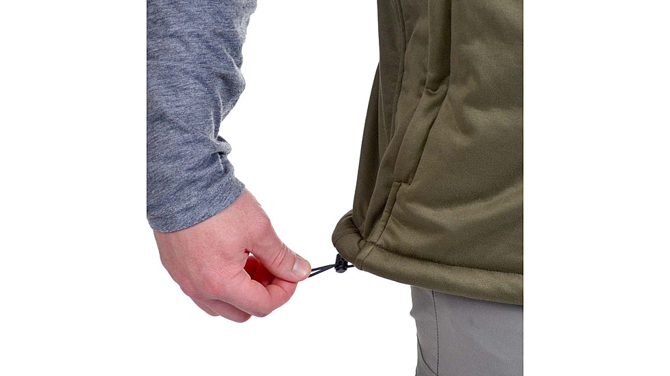 Habit Early Dawn Sherpa Shell Vest - Mens, Solid green, Large, VT10016-3H6-L