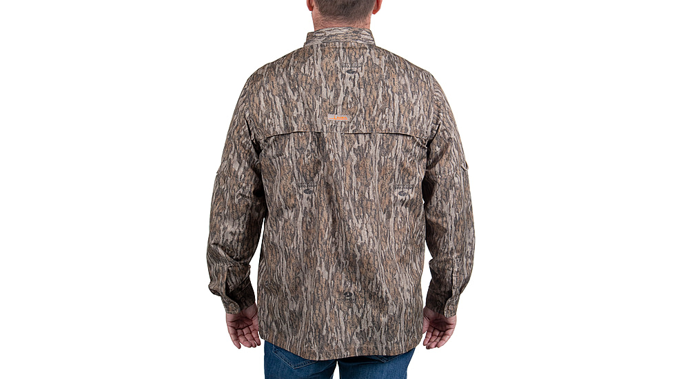 Habit Hatcher Pass Camo Guide Long Sleeve Shirt - Mens, Mossy Oak New Bottomland, 4XL, TS1477-014-4X