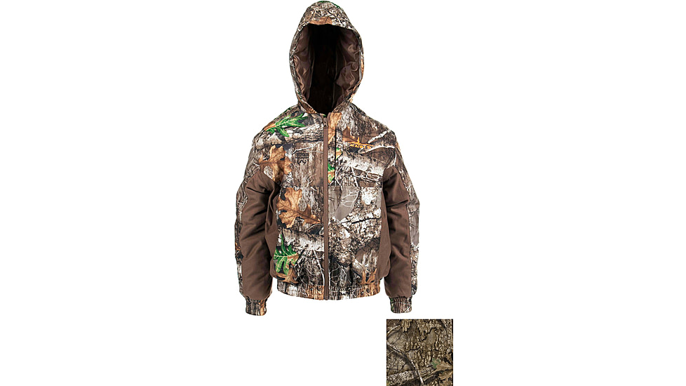 Habit Cedar Insulated Waterproof Bomber - Boy's, Realtree APX, Small, WJ663-R-8-6-YS-3Q6