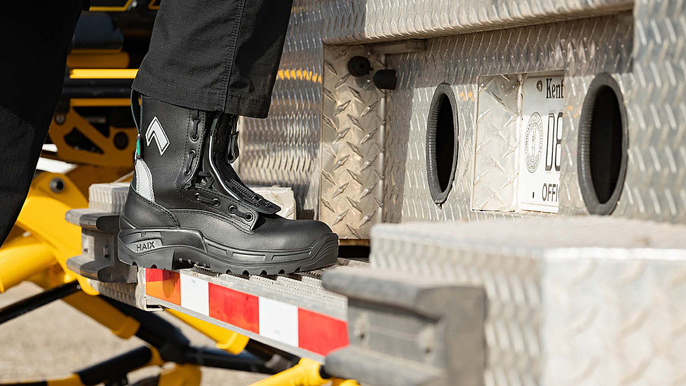 HAIX Airpower R2 Waterproof Leather Boots - Mens, Extra Wide, Black, 6, 605109XW-6