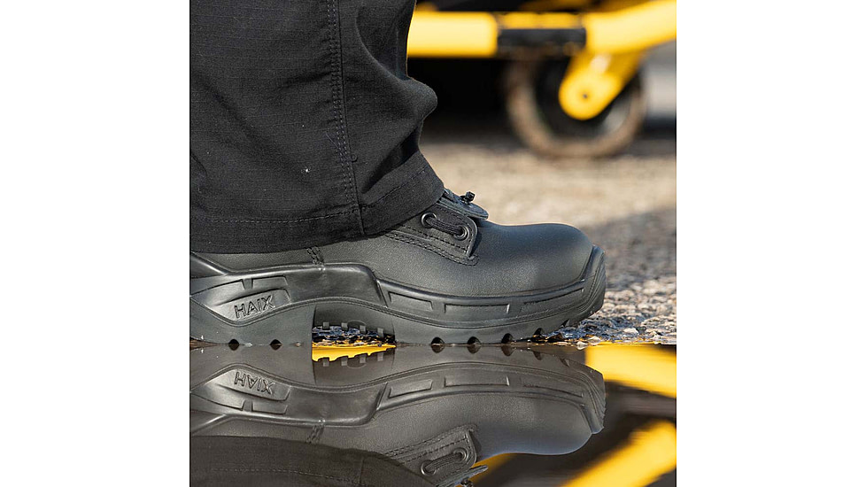 HAIX Airpower R2 Waterproof Leather Boots - Mens, Extra Wide, Black, 6, 605109XW-6