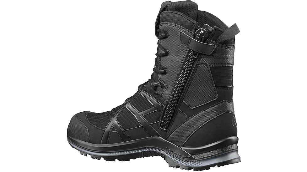 HAIX Black Eagle Athletic 2.0 T High, Side-Zip Boots, Black, 11, 330004-11