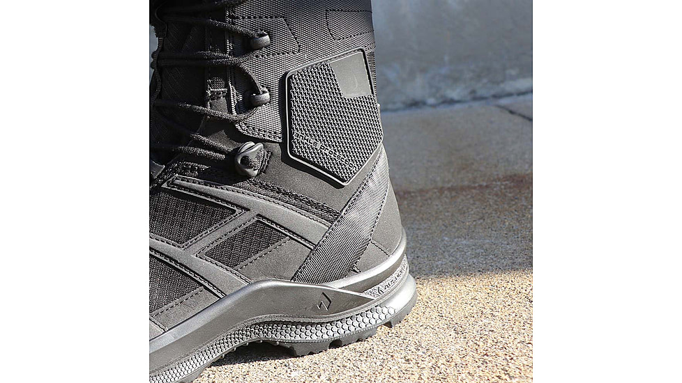HAIX Black Eagle Athletic 2.0 T High, Side-Zip Boots, Black, 11, 330004-11