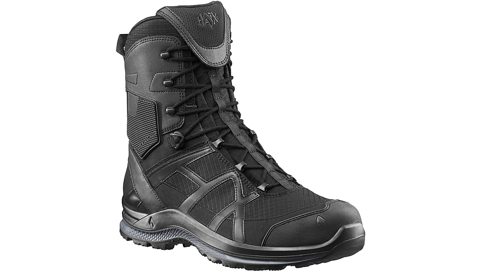 HAIX Black Eagle Athletic 2.0 T High, Side-Zip Boots, Black, 11, 330004-11