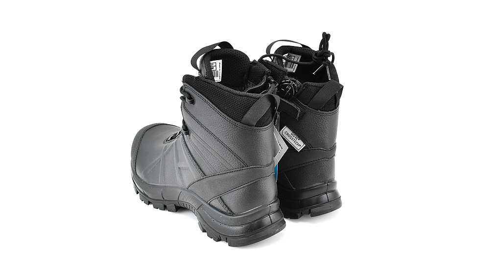 HAIX Black Eagle Safety 55 Mid, Side-Zip, Womens Boots, Black, 7.5 Medium, 620013M-7.5