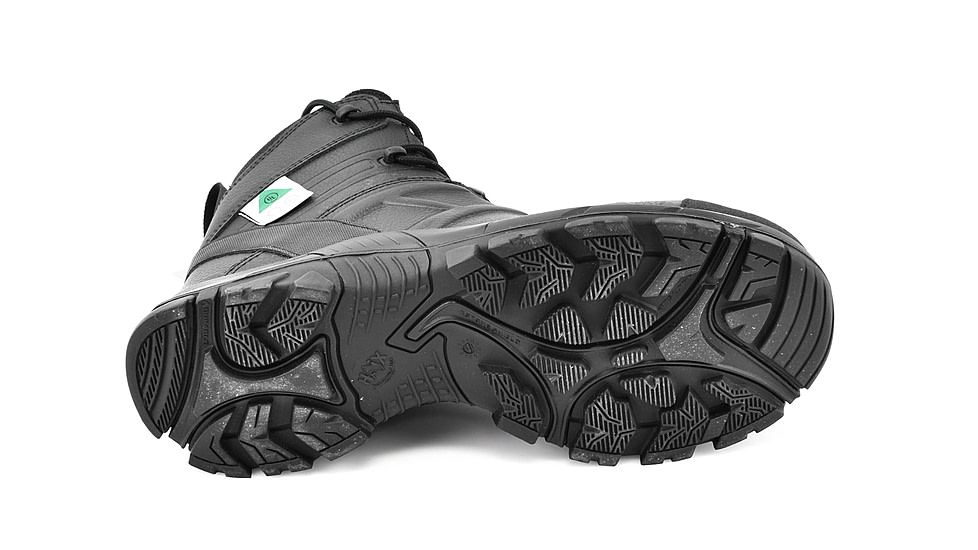 HAIX Black Eagle Safety 55 Mid, Side-Zip, Womens Boots, Black, 7.5 Medium, 620013M-7.5