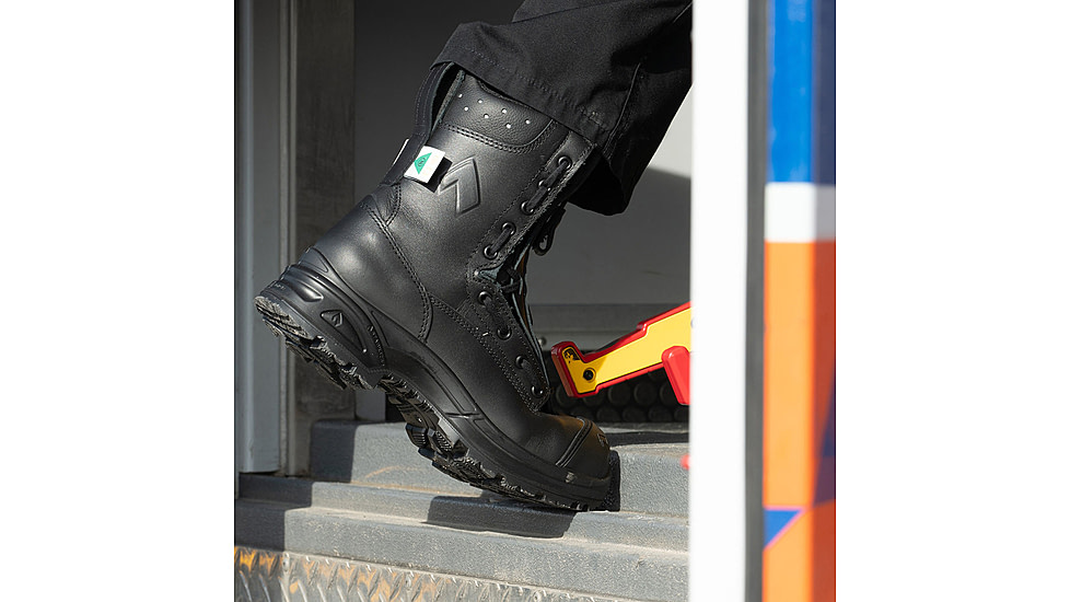 HAIX Womens EMS/Station Airpower XR2 Medium Work Boots, Black, 8 605119M-8