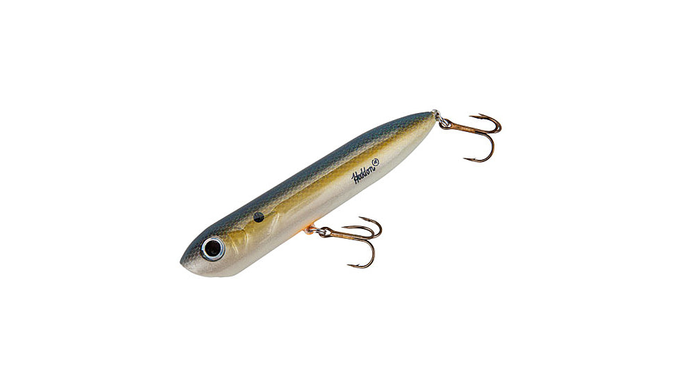 Heddon Chug'n Spook Topwater Walking Bait, 4 7/8in, 1 oz, G Finish Foxy Shad, X9556GFS