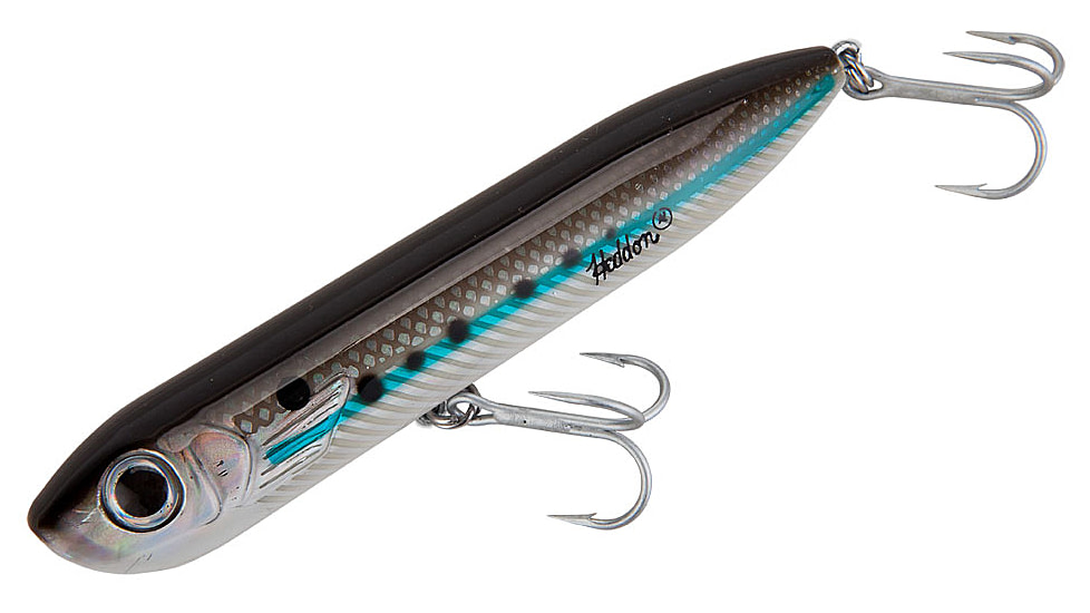 Heddon Chug'n Spook Topwater Walking Bait, 4 7/8in, 1 oz, Silver Mullet, X9556438