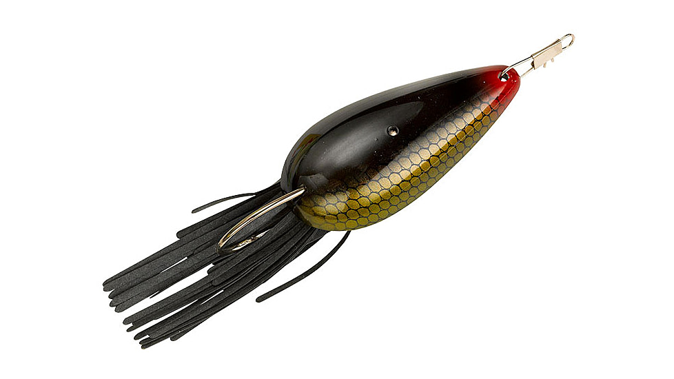 Heddon Moss Boss Spoon, 3in, Black Scaled, X0515BS