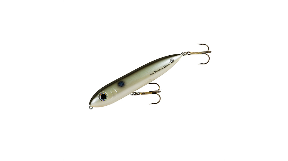Heddon One Knocker Spook Topwater Bait, 4.5in, 3/4 oz, Bone Head, XK9253524