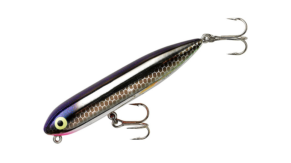 Heddon Zara Puppy Topwater Walking Bait, 3in, 1/4 oz, Black Shiner/Glitter, X9225NBLG