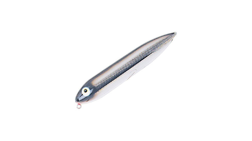 Heddon Zara Puppy Topwater Walking Bait, 3in, 1/4 oz, Black Shiner, X9225NBL