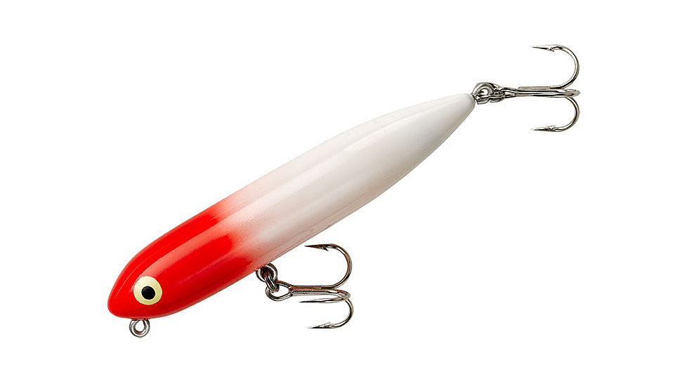 Heddon Zara Puppy Topwater Walking Bait, 3in, 1/4 oz, Red Head, X9225RH