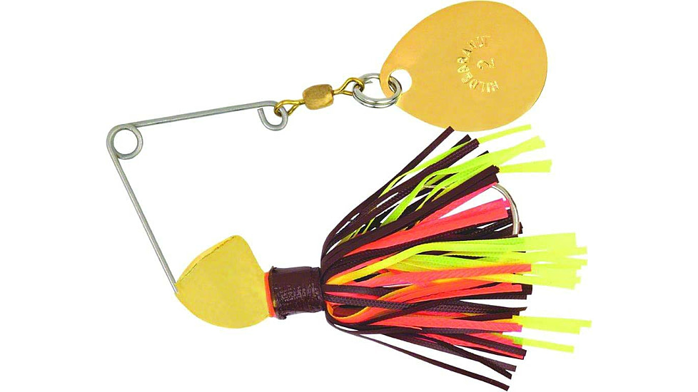 Hildebrandt Spin Dandy Microlite Spinnerbait, Size 2 Hook, Crawdad, Gold Head With Gold Blade, 1/8oz, ODANG-CRA