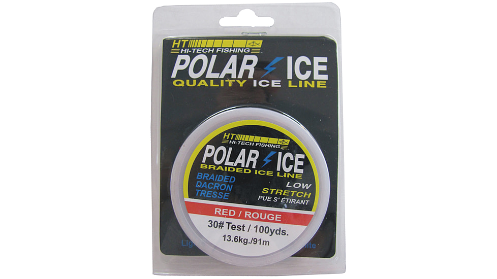 HT Enterprises Polar Ice Braided Line Number 30 100Yd Red, ILR-1030